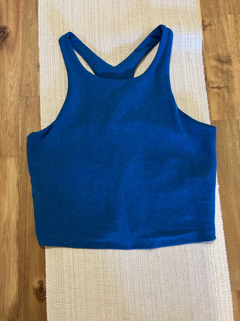 Beyond Yoga Space dye Blue Cropped Tank Top Size M